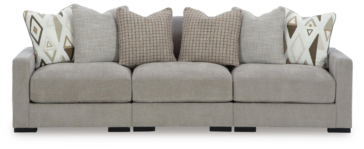 Aslan Court 3-Piece Sofa Sectional (20305-SI)