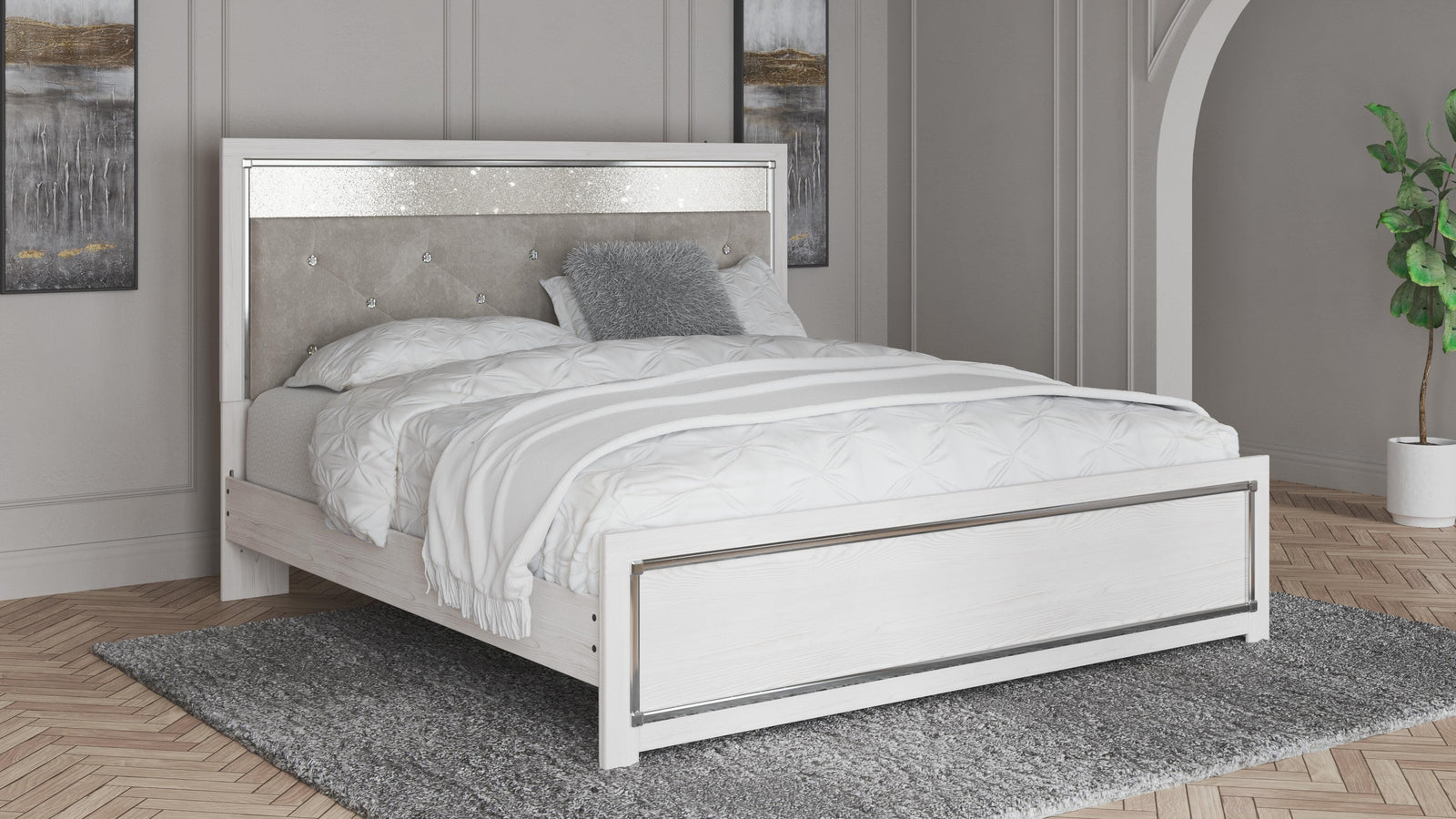 Altyra Panel Bed - White  (B2640-SI) - Image 6