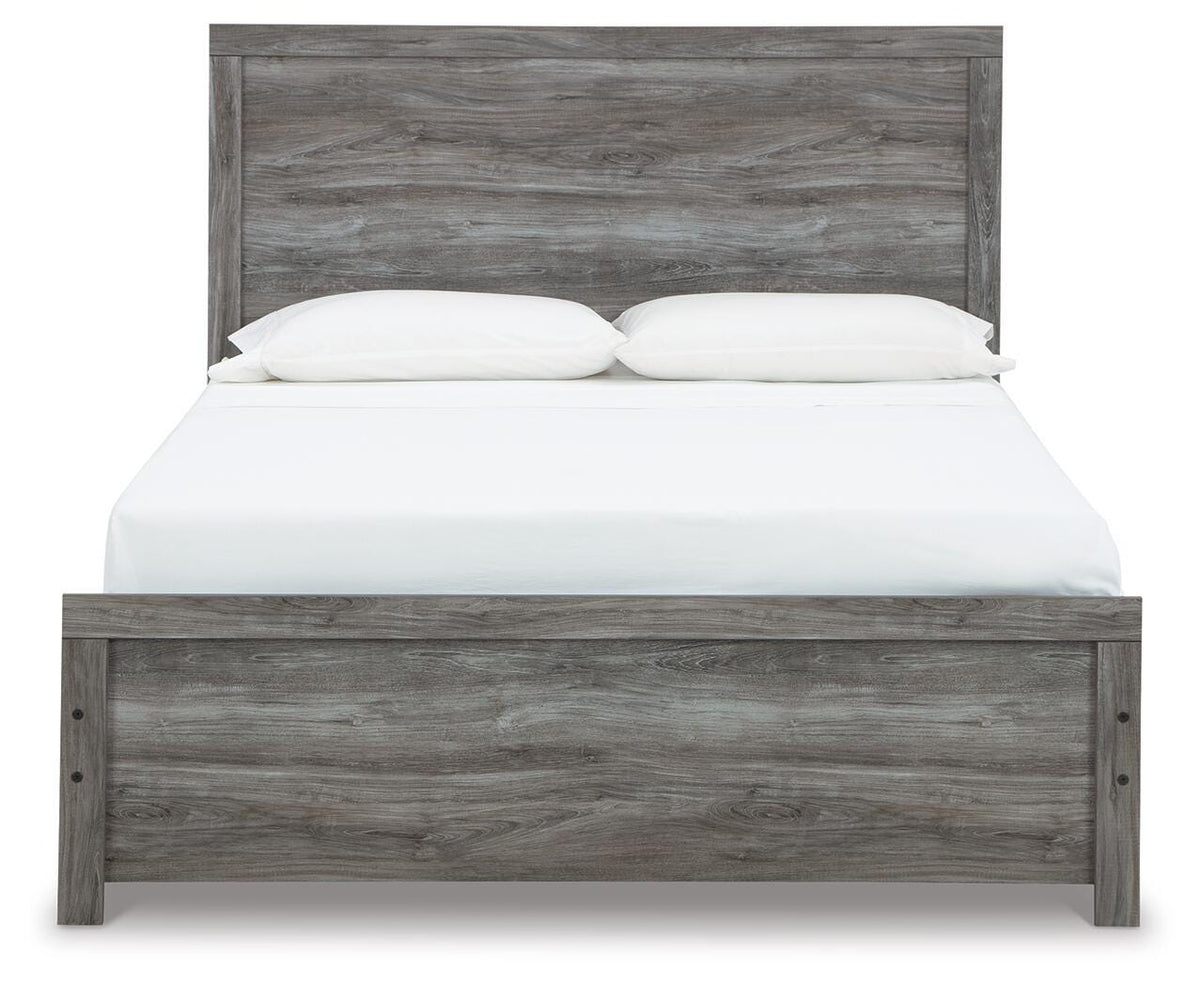 Bronyan Panel Bed, Dresser, Mirror and Nightstand - Dark Gray  (B1290-SI) - Image 4
