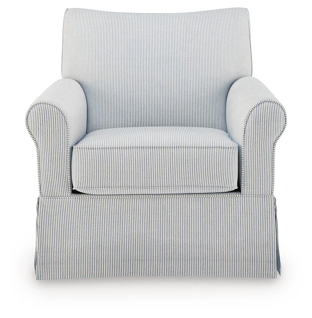 Searcy Swivel Glider Accent Chair (A3000853-SI) - Image 3