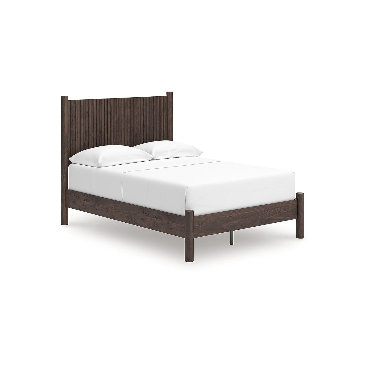 Pamytta Full Panel Platform Bed, Dresser and Mirror (PCB2614-SI) - Image 3