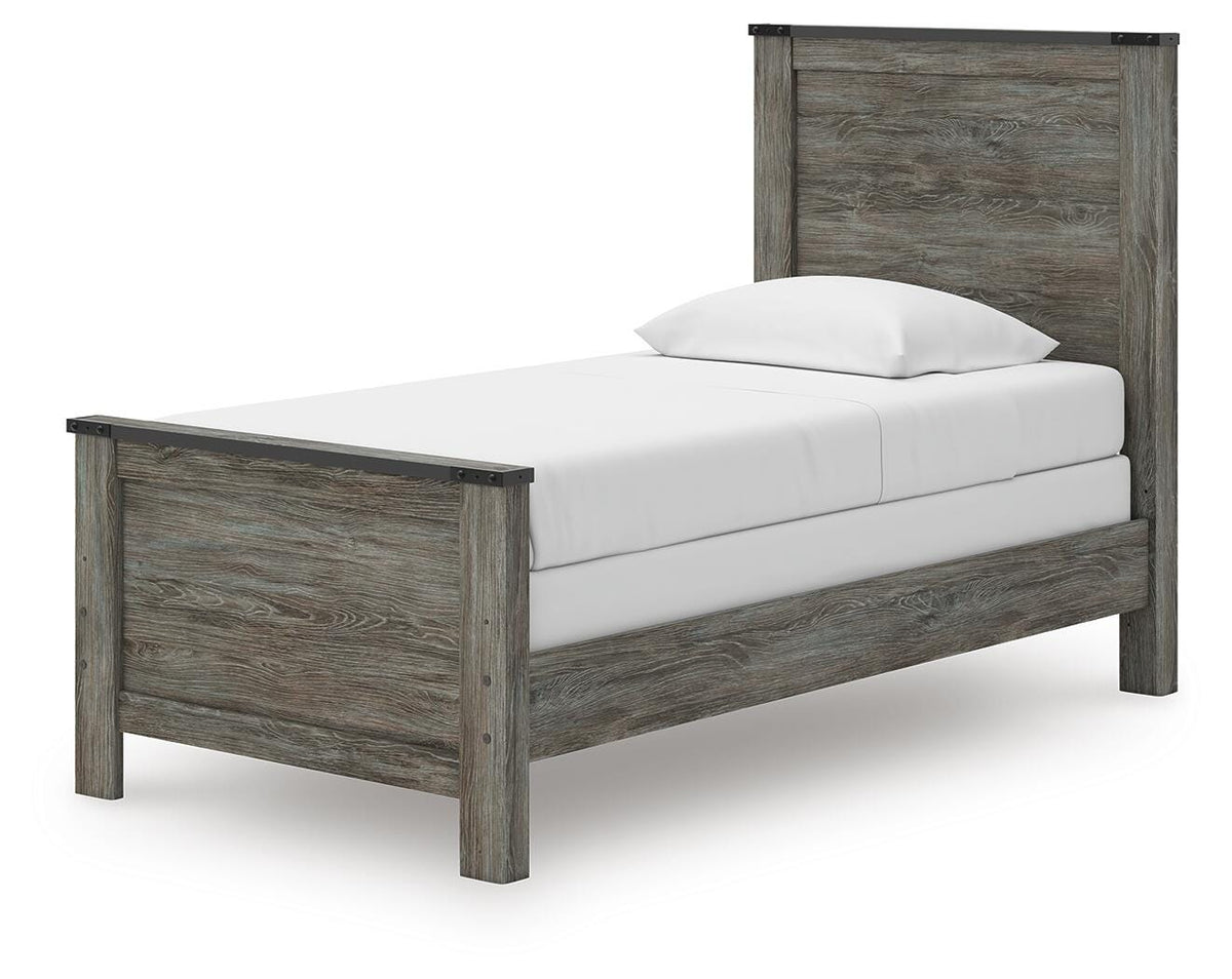 Frandern Panel Bed, Dresser and Mirror (B4480-SI) - Image 14