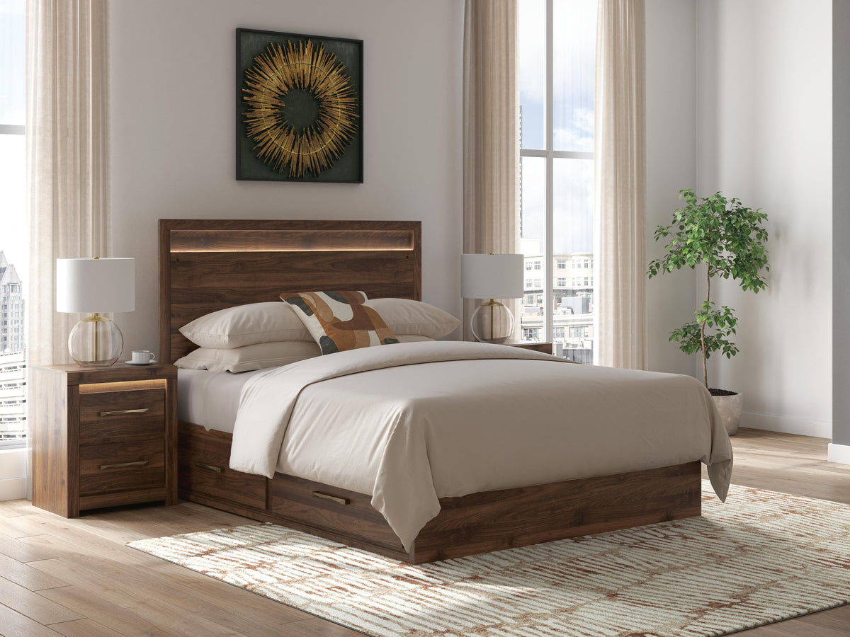 Janfyn Queen Panel Bed with Storage (PCB1010-SI) - Image 2
