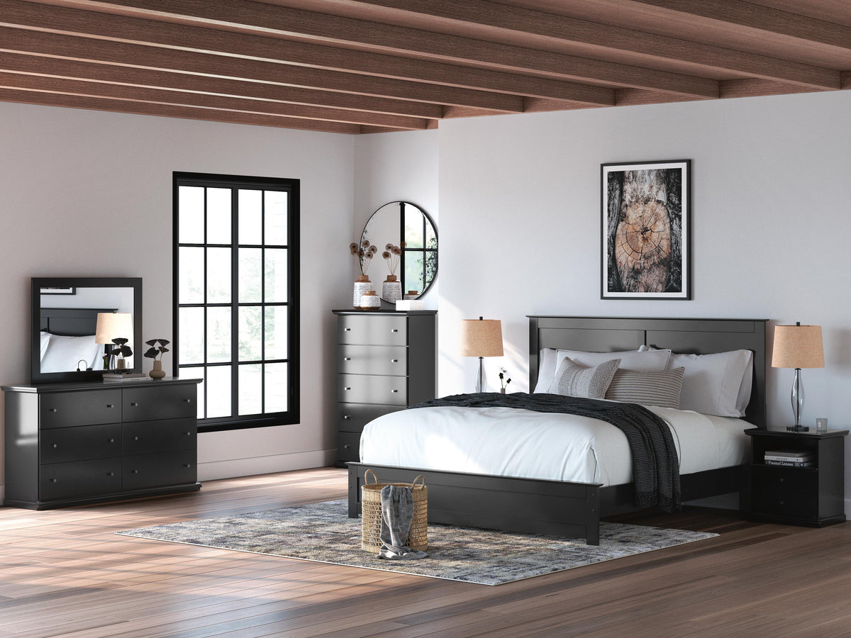 Maribel Panel Rails - Black  (B138-SI) - Image 4