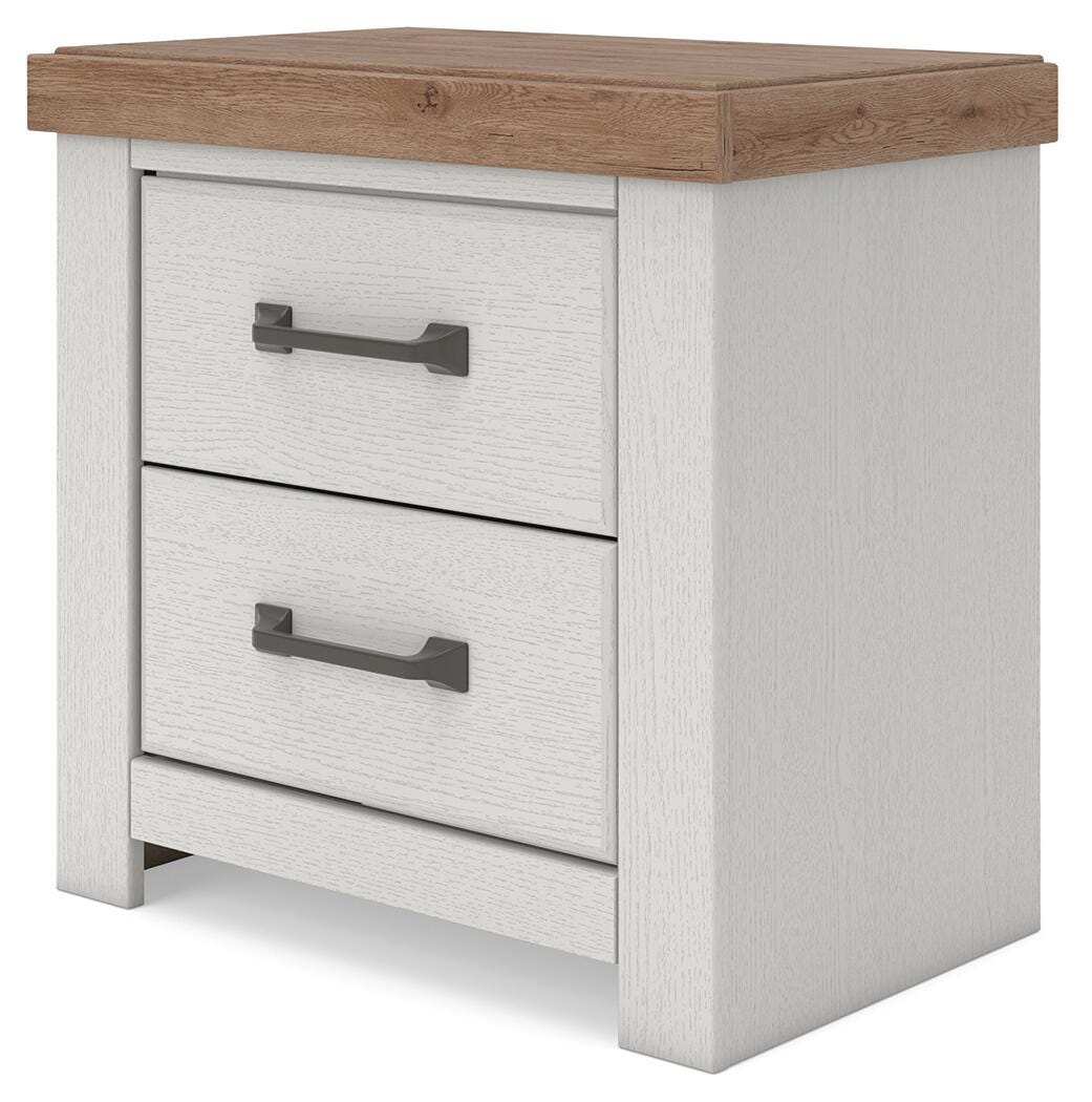 Savonport Nightstand - White/Brown  (B4615-SI) - Image 5
