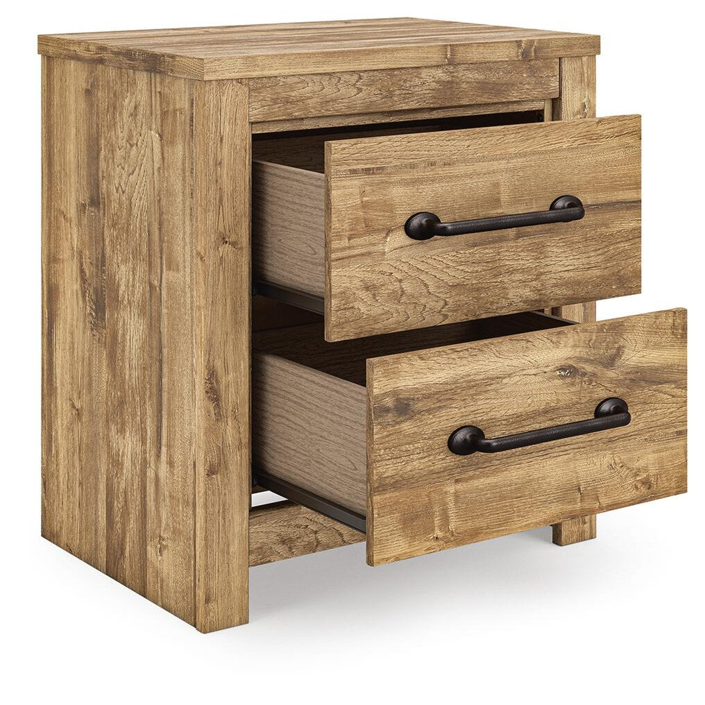Maystonna King Crossbuck Panel Bed, Dresser, Mirror and Nightstand (PCB1580-SI) - Image 18