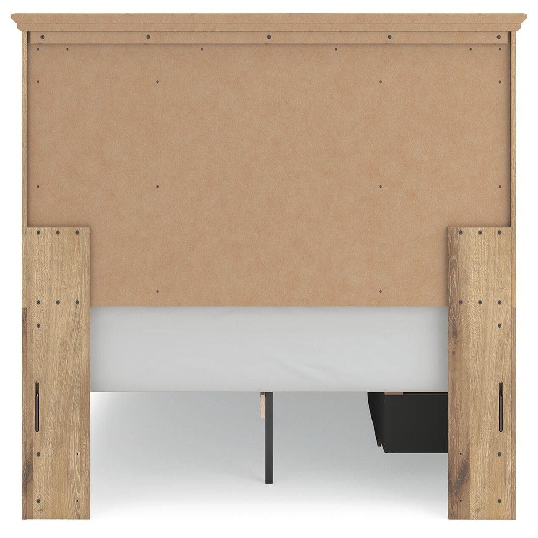 Makidern Queen Panel Storage Bed (PCB1170-SI) - Image 6
