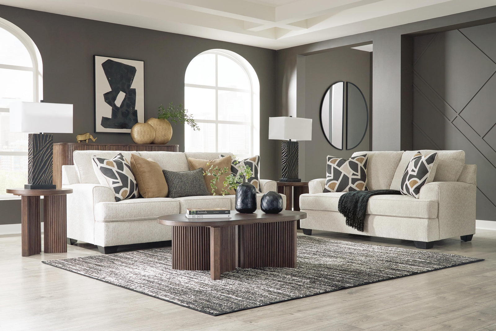Heartcort Sofa and Loveseat (44604-SI) - Image 3