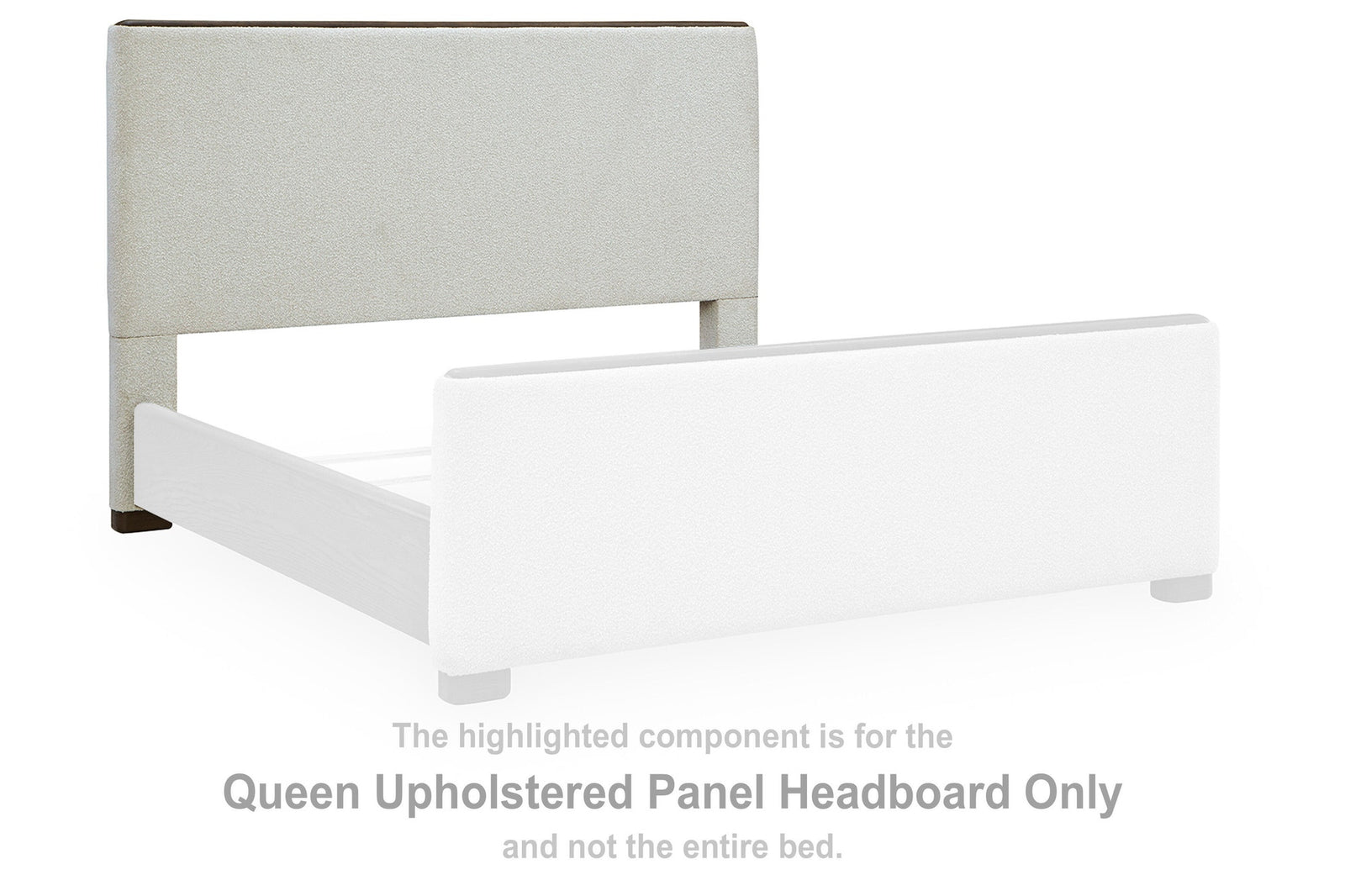 Radkin King/California King Upholstered Panel Headboard (PCB843-SI)