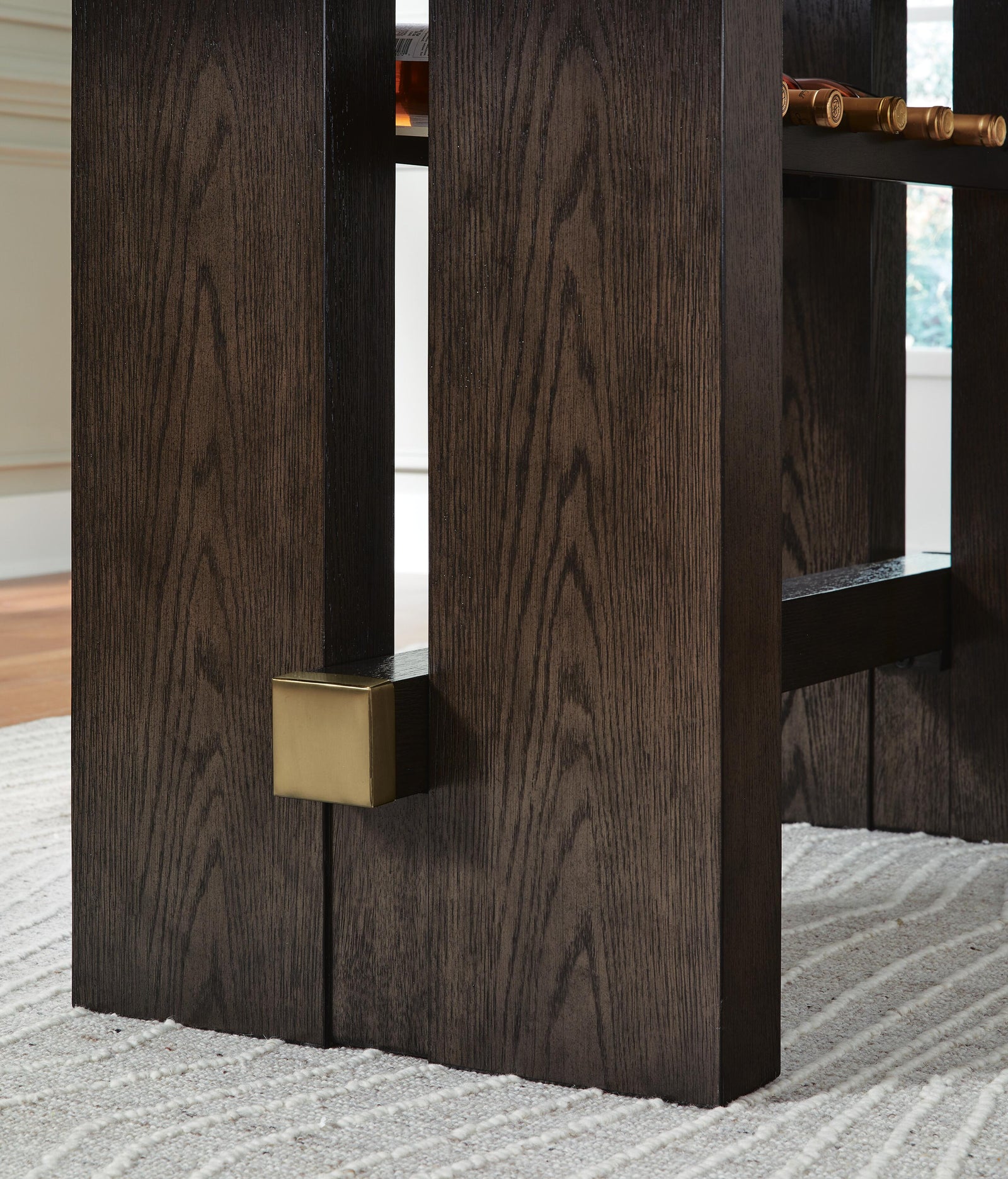 Burkhaus Counter Height Dining Table and 4 Barstools (D984-SI) - Image 5