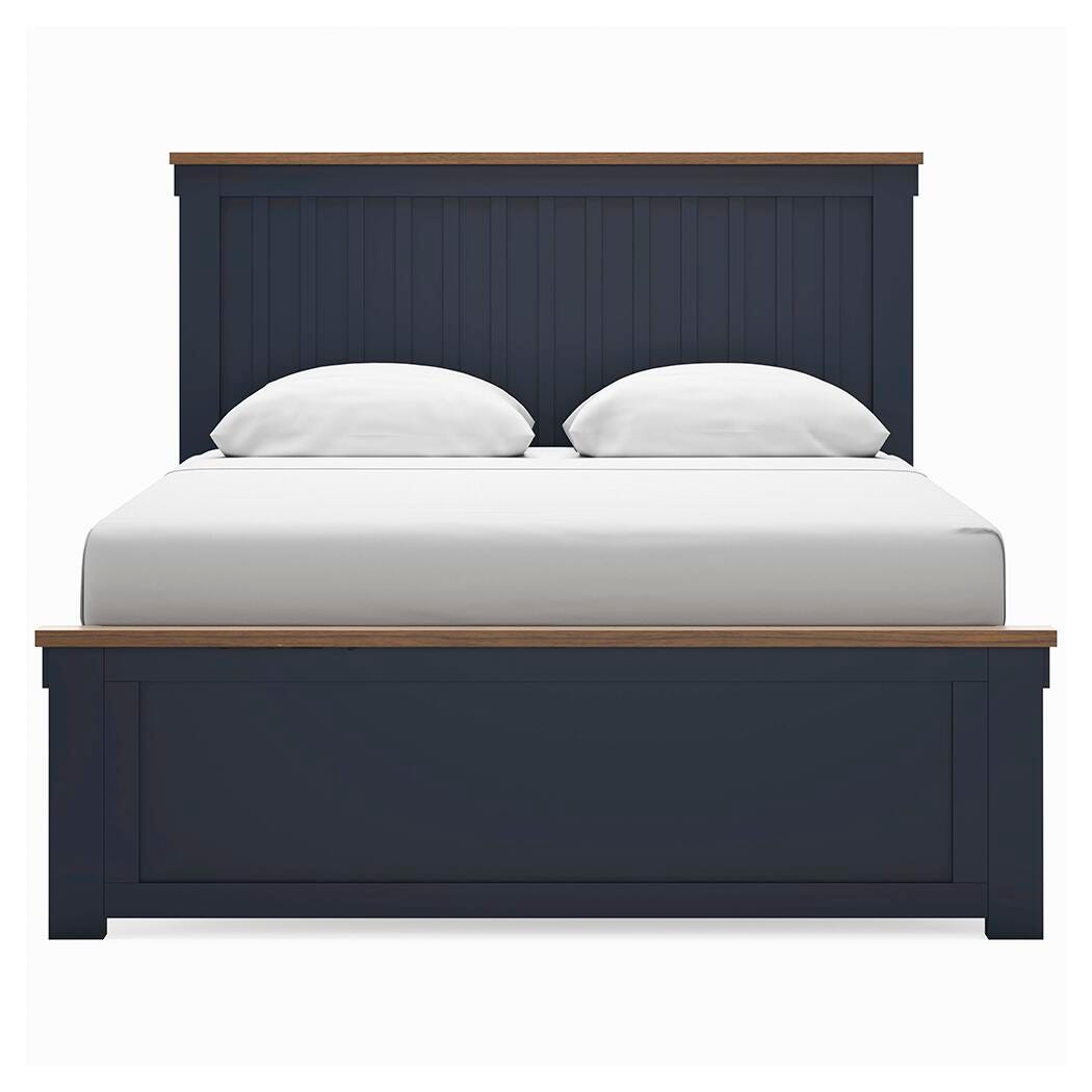 Landocken Panel Bed - Brown/Blue  (B414-SI) - Image 4