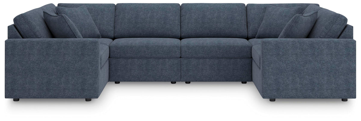 Modmax 6-Piece Sectional and Ottoman (92121-SI) - Image 7