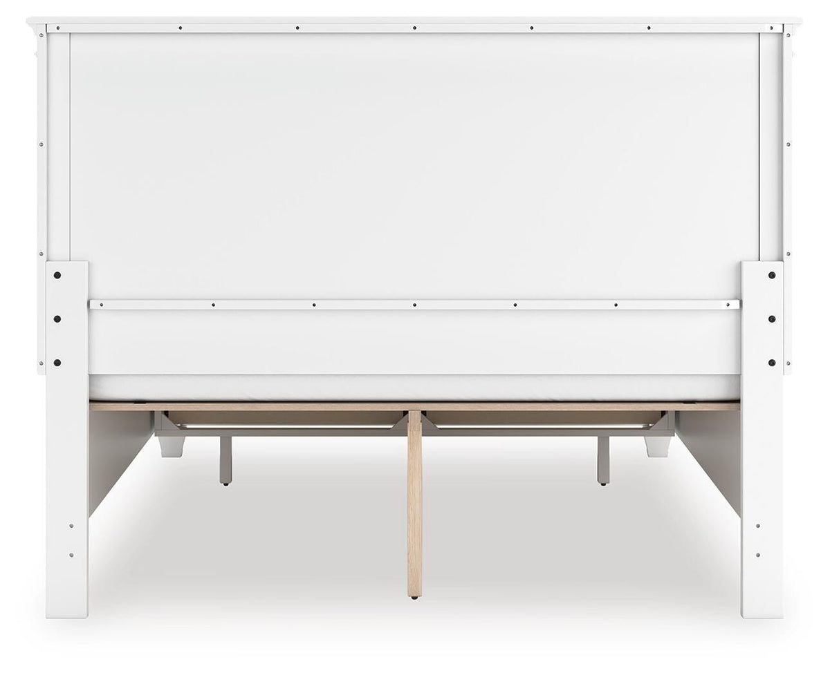 Fortman Panel Storage Bed - White  (B680-SI) - Image 7