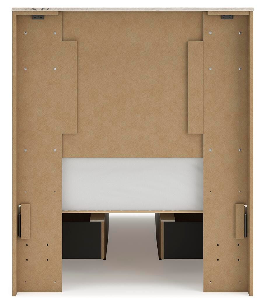 Lawroy Panel Bed with Storage and Nightstand - Light Natural  (B2310-SI) - Image 6
