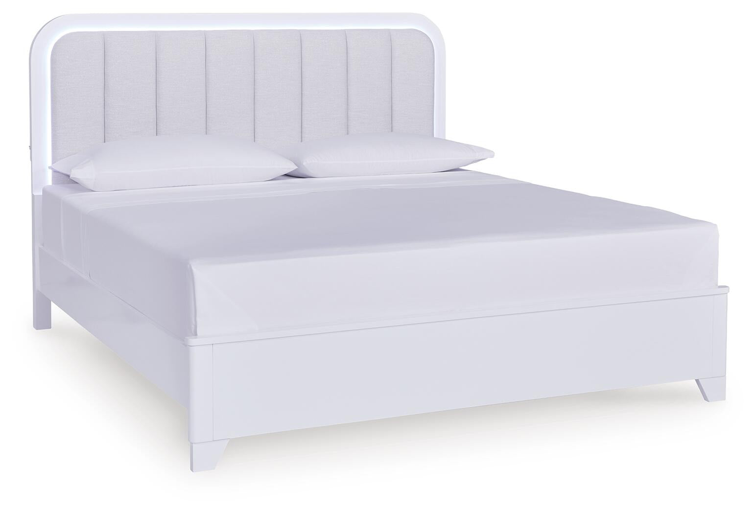Jarlee King Panel Bed, Dresser, Mirror and Nightstand (PCB392-SI) - Image 4