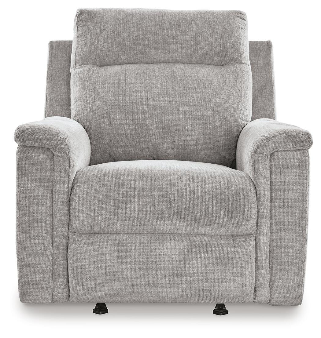 Barnsana Power Reclining Loveseat with Console (33201-SI) - Image 5