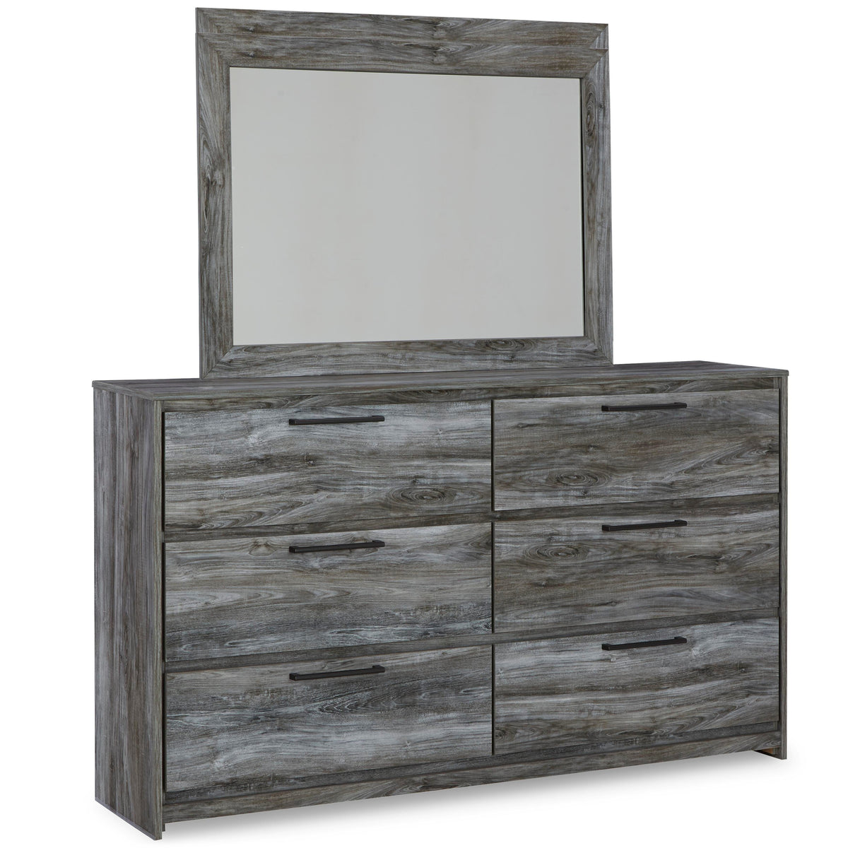 Baystorm Panel Bed, Dresser and Mirror - Gray  (B221-SI) - Image 3