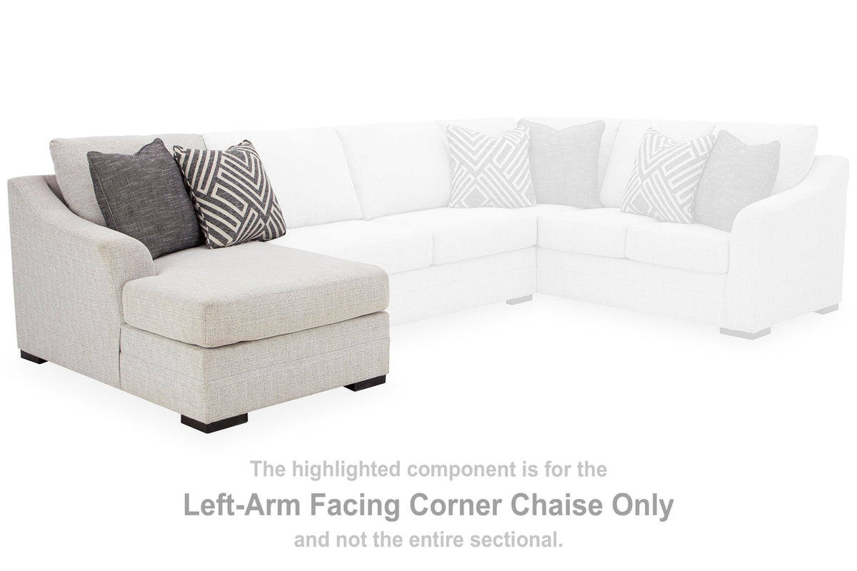 Koralynn Left-Arm Facing Sofa with Corner Wedge (54102-SI) - Image 20