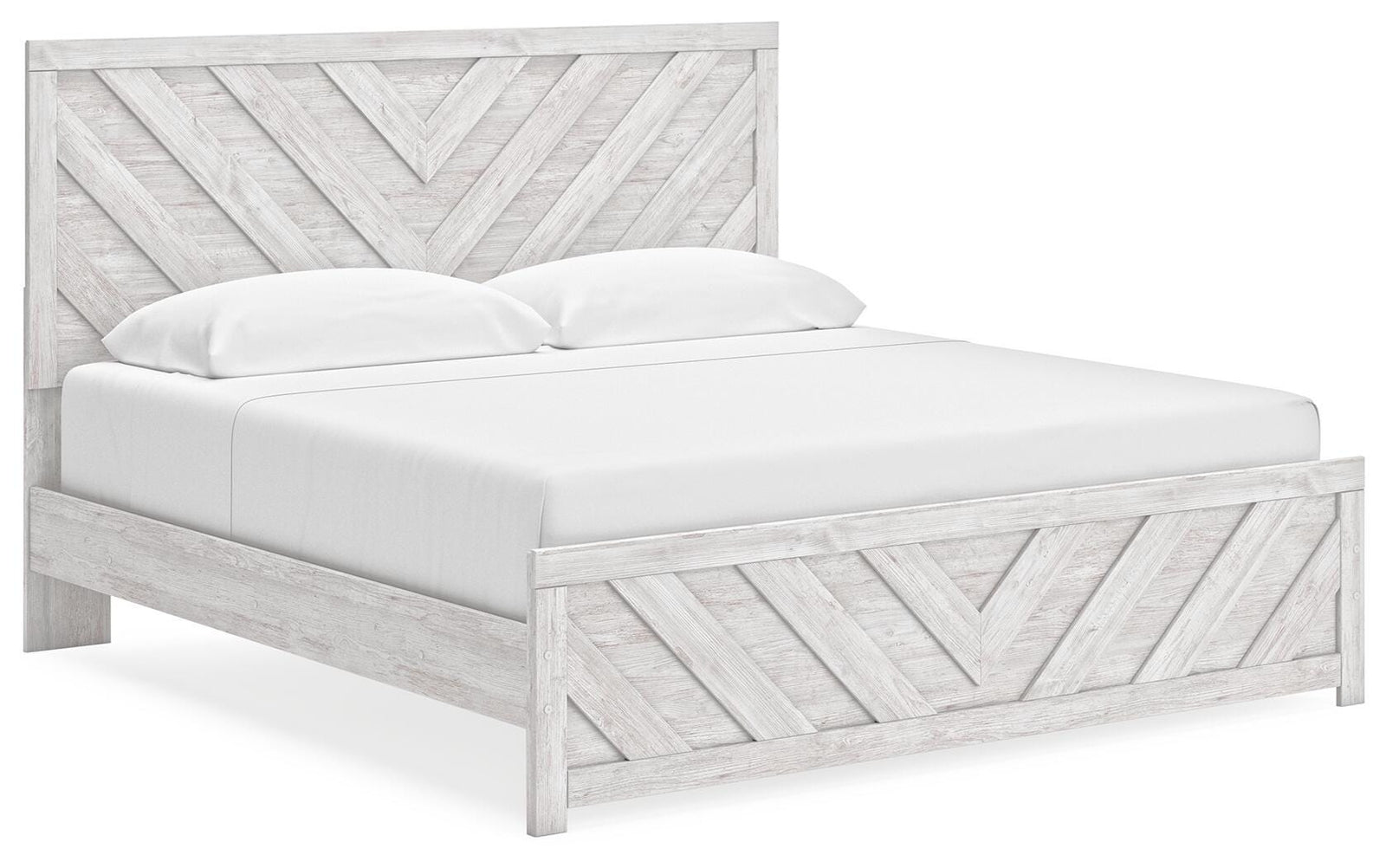 Cayboni Panel Bed, Dresser, Mirror and Chest (B3788-SI) - Image 11
