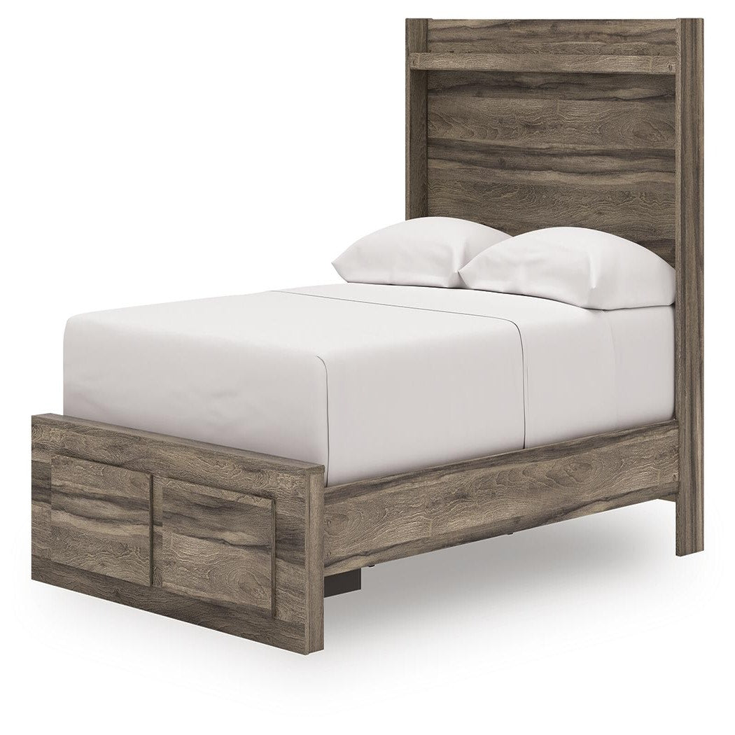 Elbrim Full Panel Storage Bed, Dresser, Mirror and 2 Nightstands (PCB2005-SI) - Image 15
