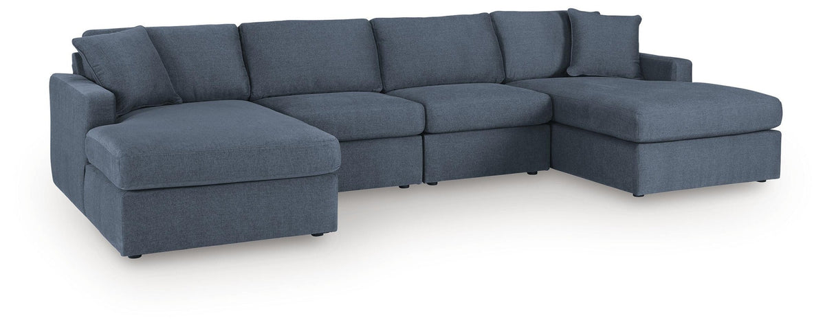 Modmax 4-Piece Double Storage Chaise Sectional (92121-SI)