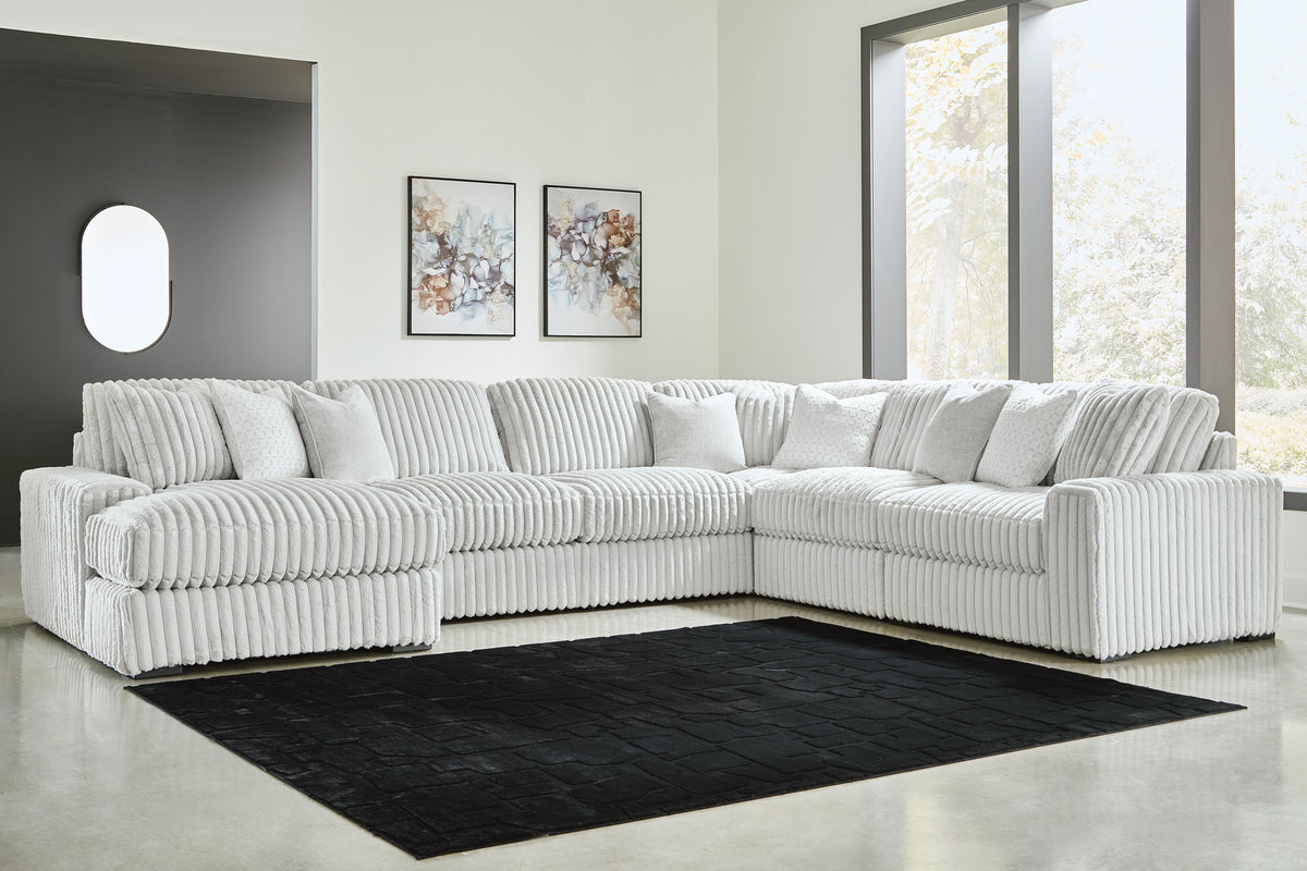 Stupendous 6-Piece Sectional with Chaise (25903-SI) - Image 2