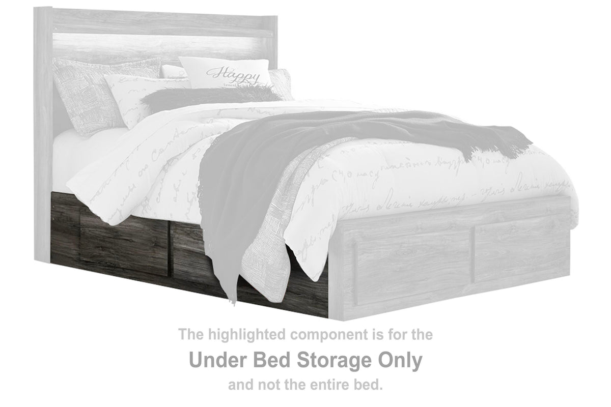 Baystorm Under Bed Storage (Youth) - Gray  (B221-SI)