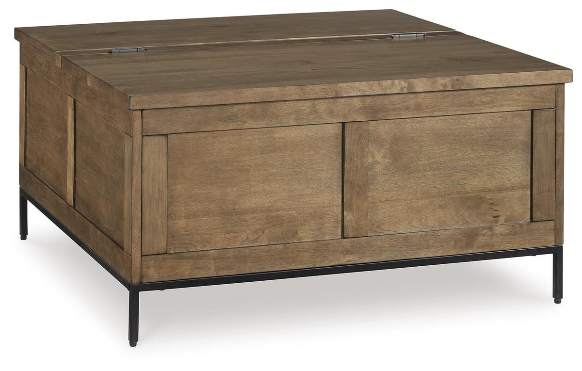 Torlanta Lift-Top Coffee Table - Brown  (T686-SI)