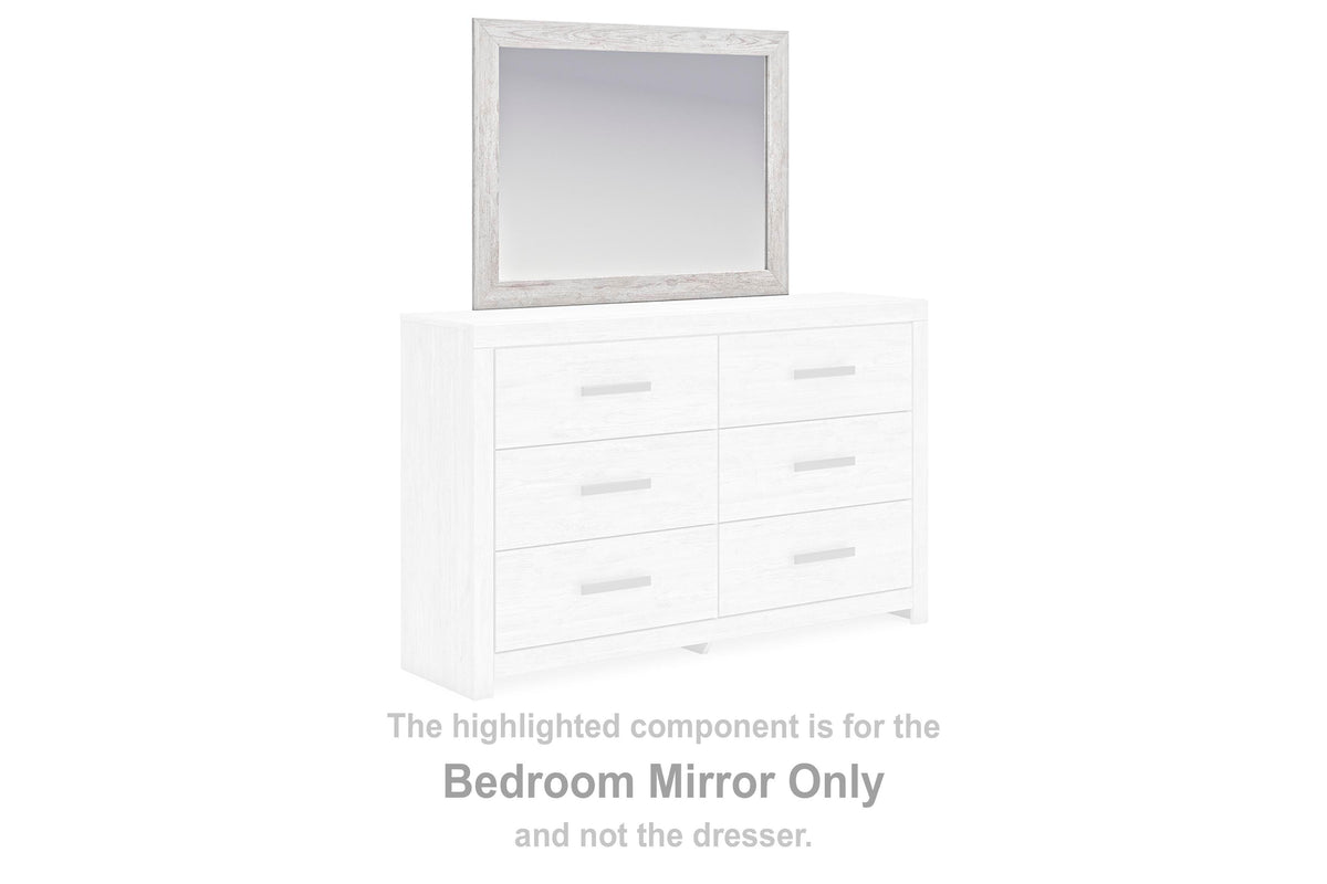 Cayboni Bedroom Mirror - Whitewash  (B3788-SI)