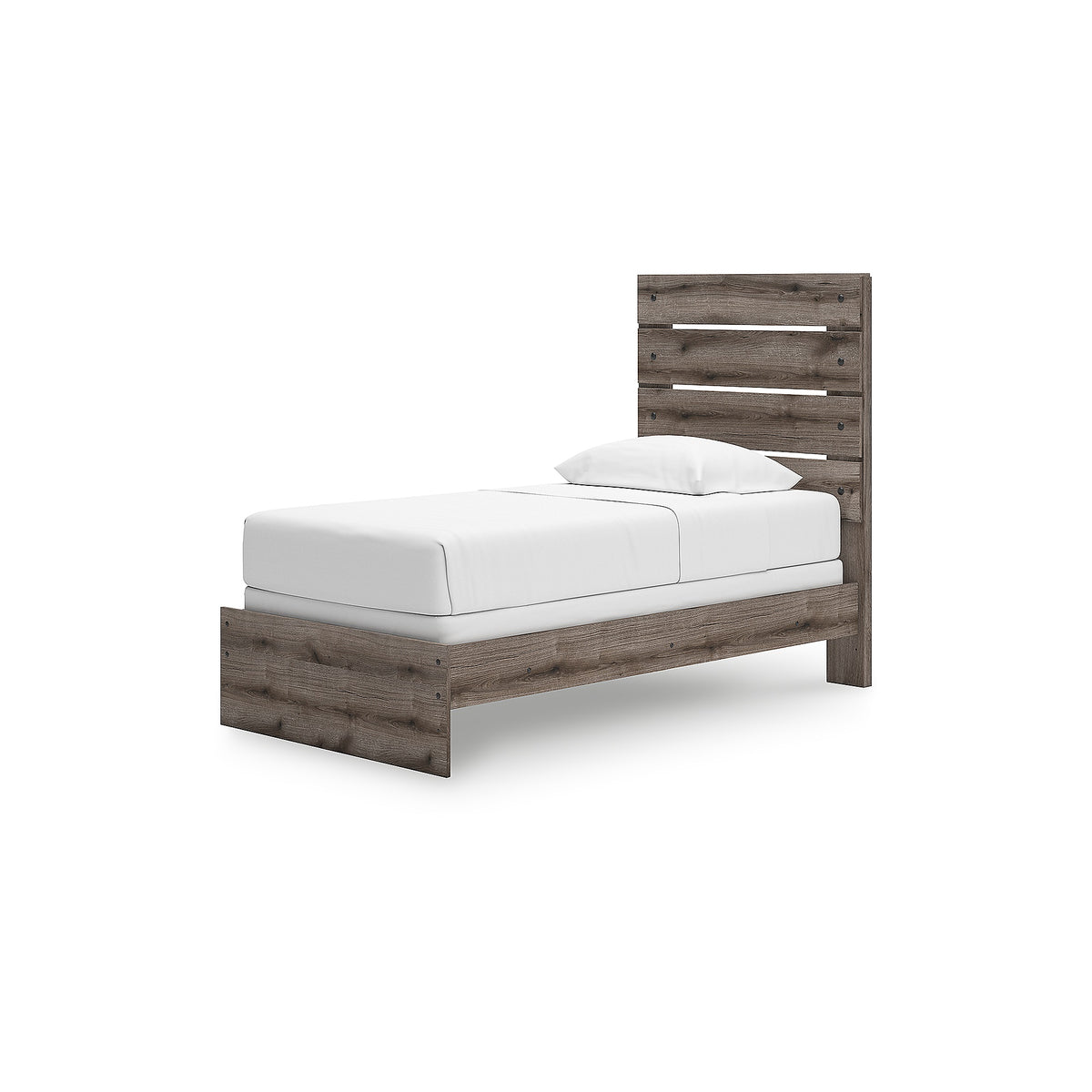 Graystorm Twin Panel Bed (PCB2405-SI) - Image 3
