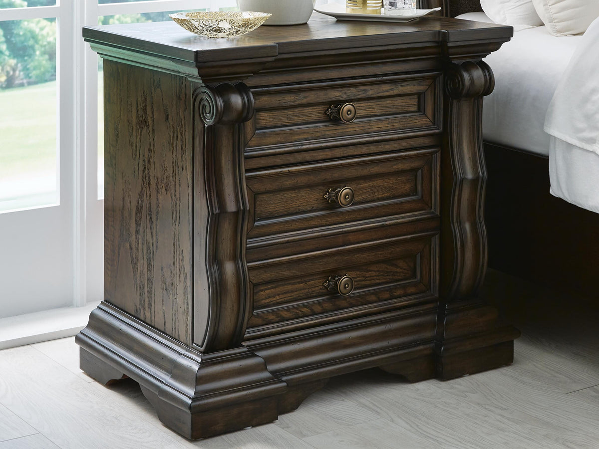 Maylee Nightstand - Dark Brown  (B947-SI) - Image 2