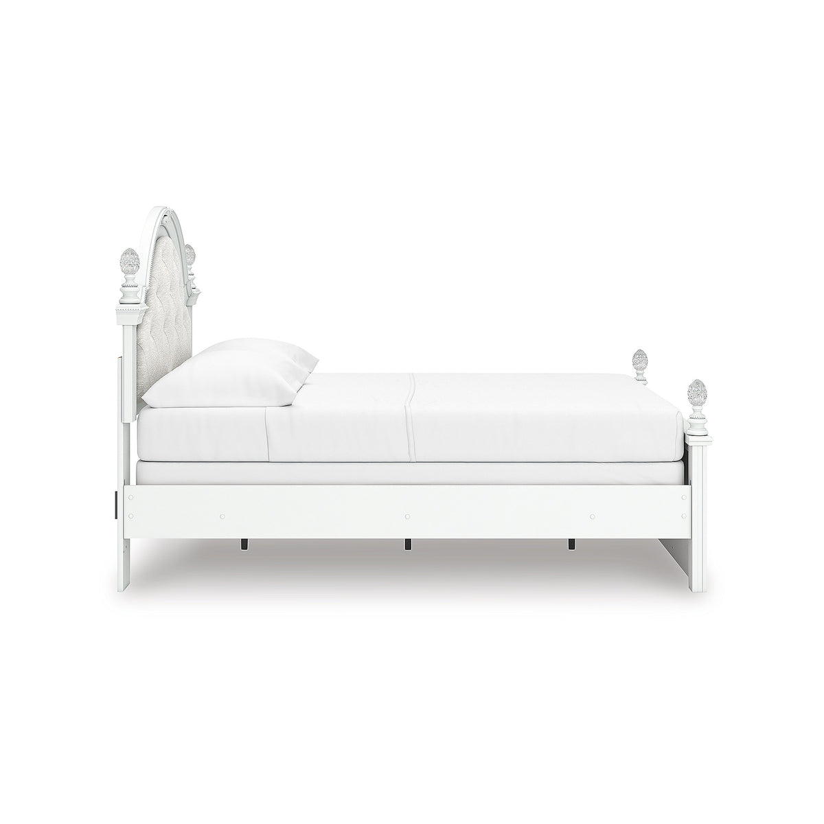 Kozlani Full Upholstered Panel Bed, Dresser and Mirror (PCB1819-SI) - Image 4
