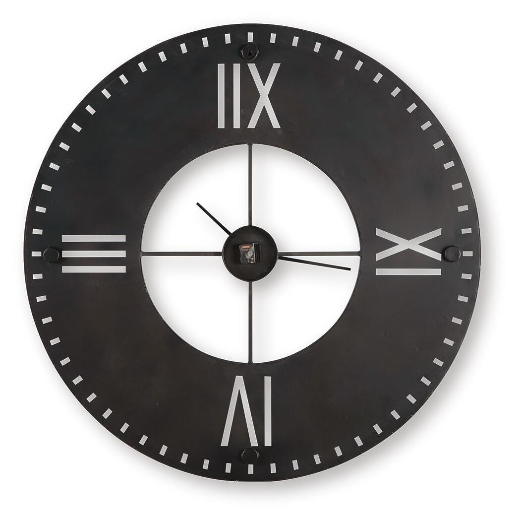Lytle Wall Clock (A8010453-SI) - Image 4