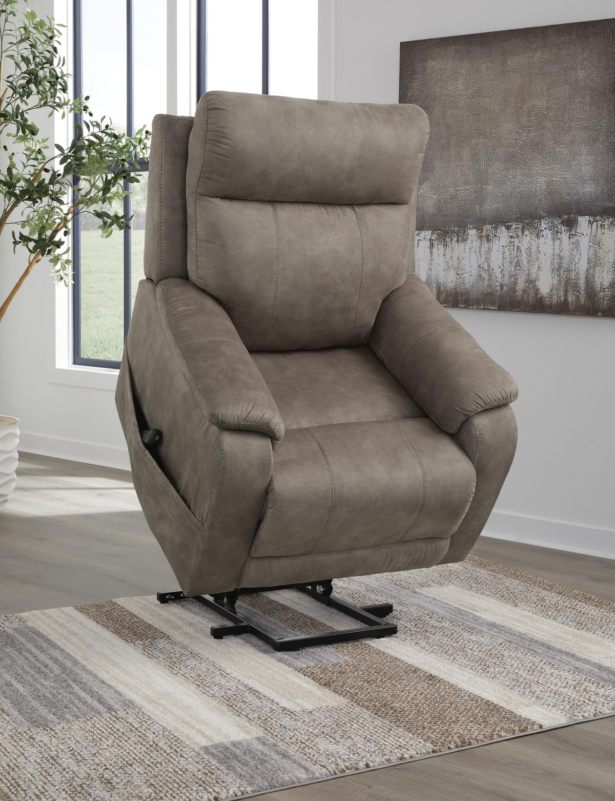 Crestmeade Power Lift Recliner (13503-SI) - Image 10