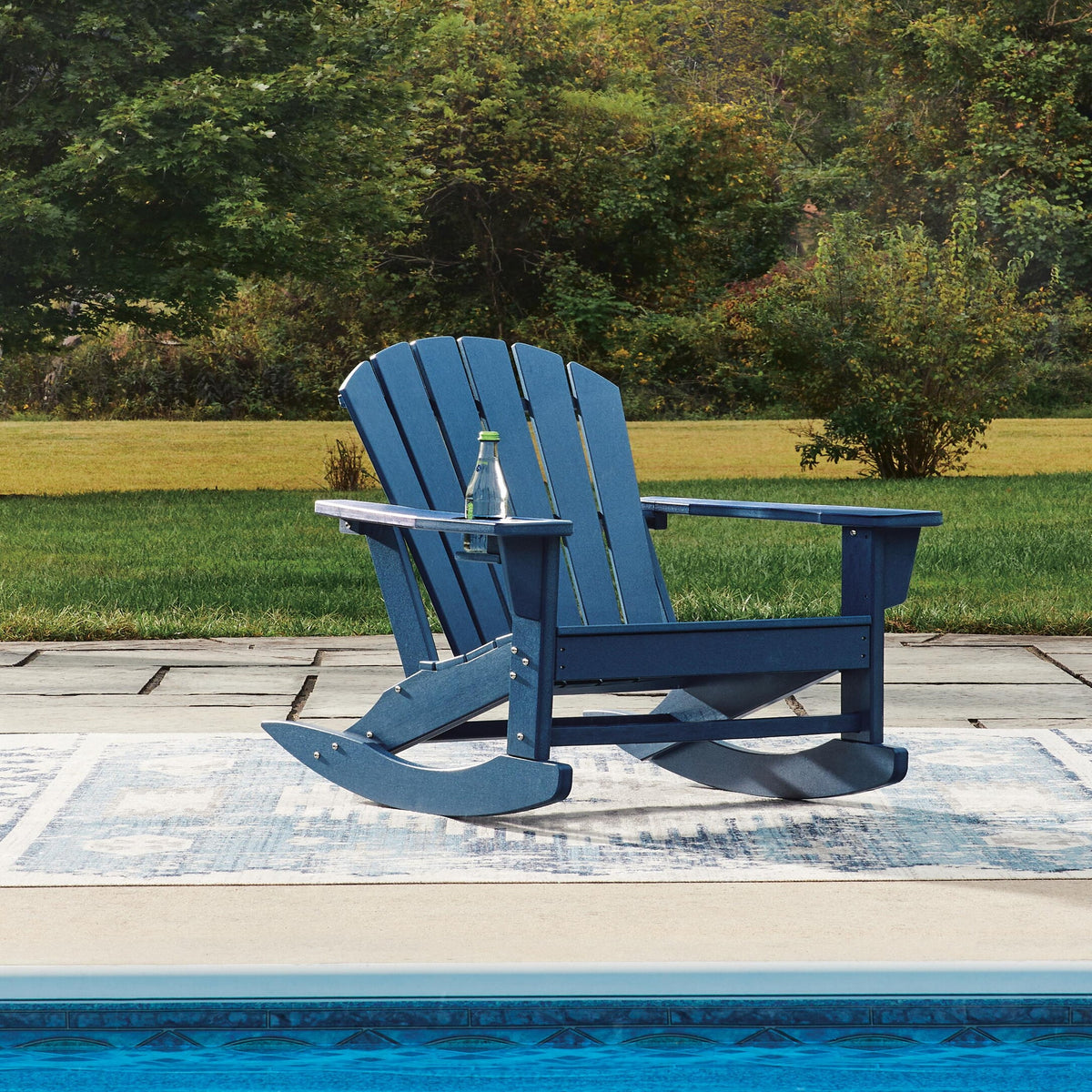 Sundown Shores Outdoor Rocking Chair (PCP019-SI) - Image 2