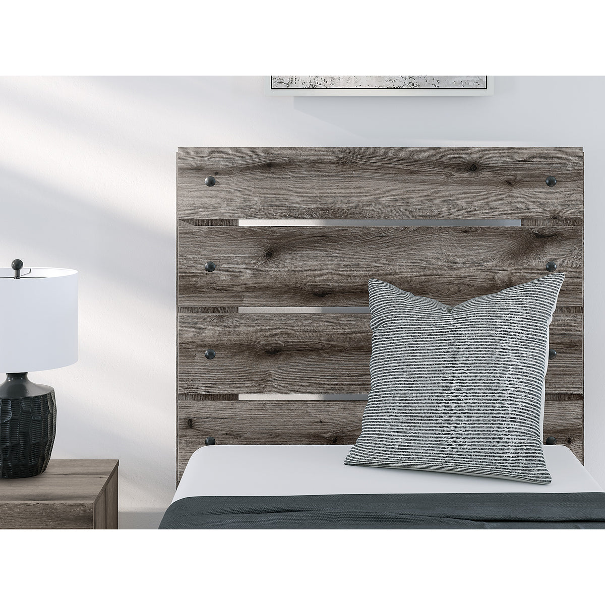 Graystorm Twin Panel Bed with Storage (PCB2405-SI) - Image 12