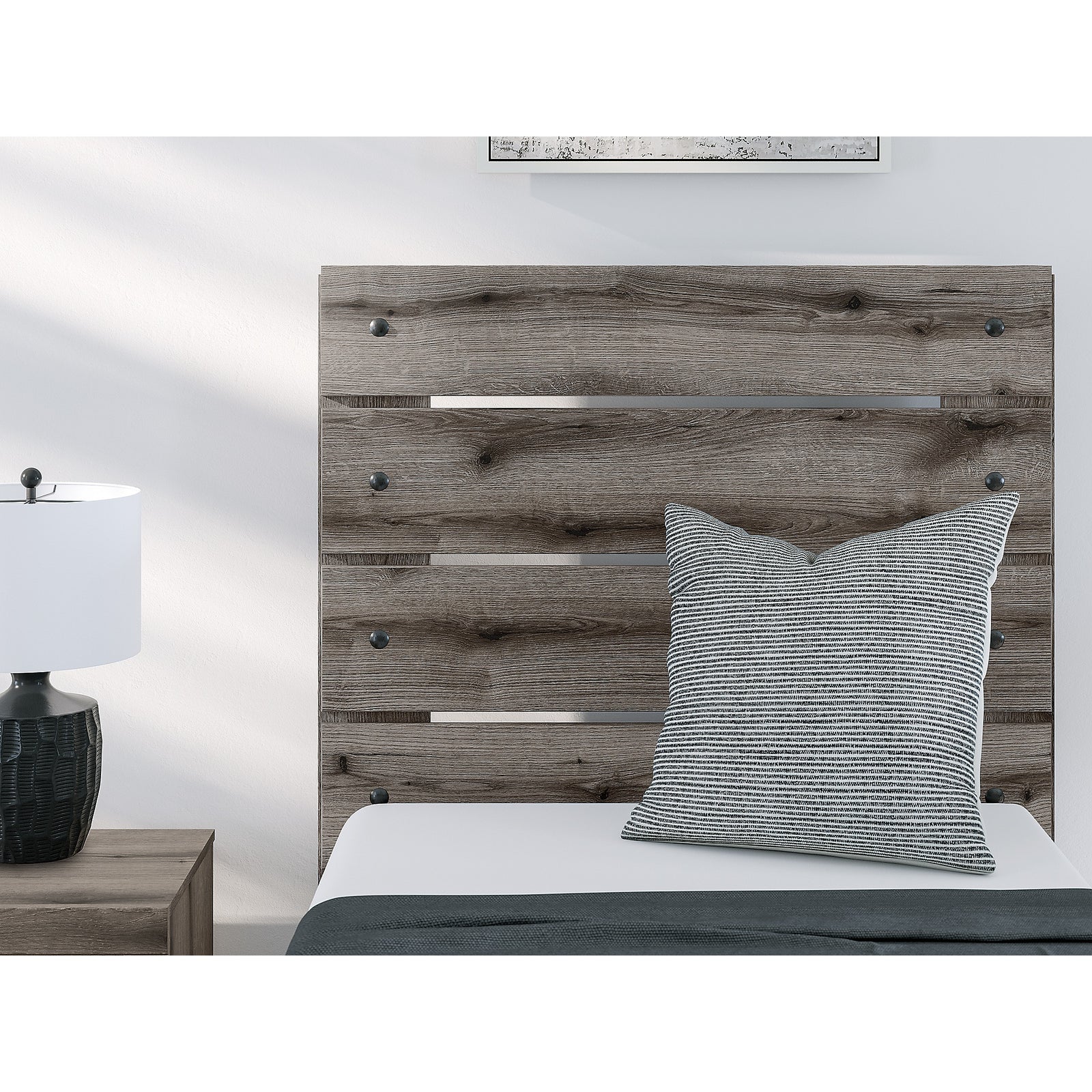 Graystorm Twin Panel Bed with Storage (PCB2405-SI) - Image 12