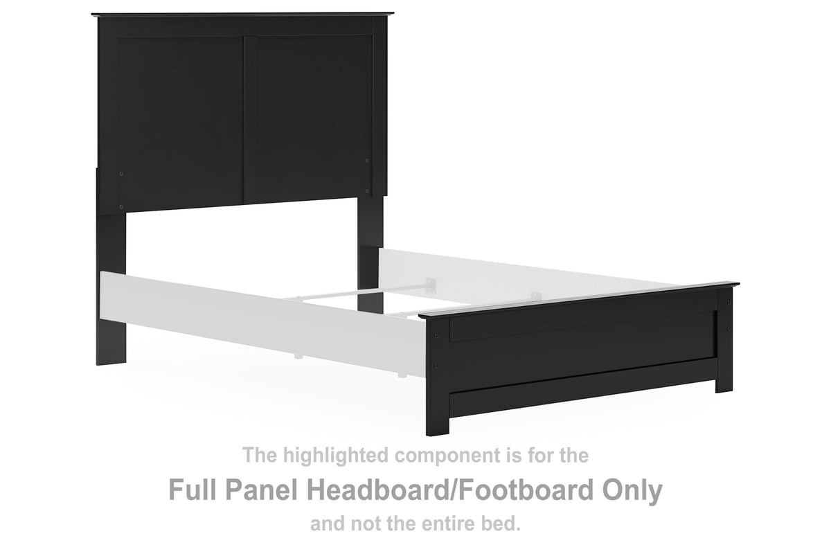 Maribel Panel Headboard/Footboard (Youth) - Black  (B138-SI) - Image 2