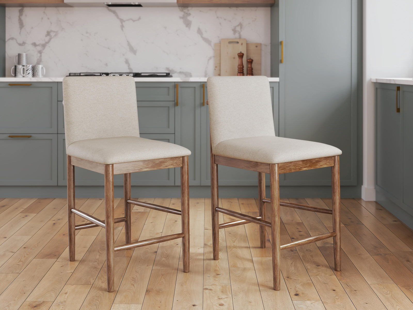 Isanti Counter Height Barstool (D752-SI) - Image 5