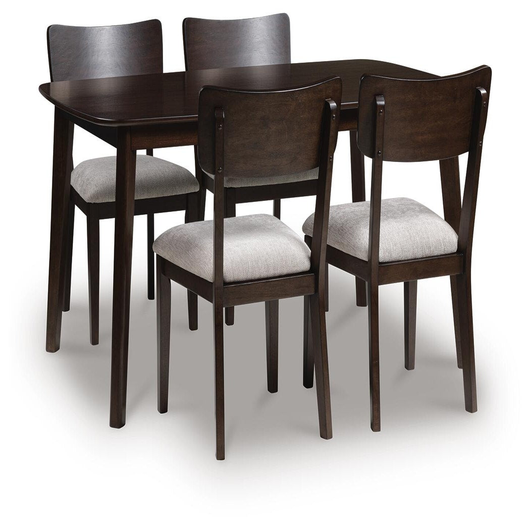 Shorbyn Dining Table and 4 Chairs (Set of 5) (PCD607-SI) - Image 9