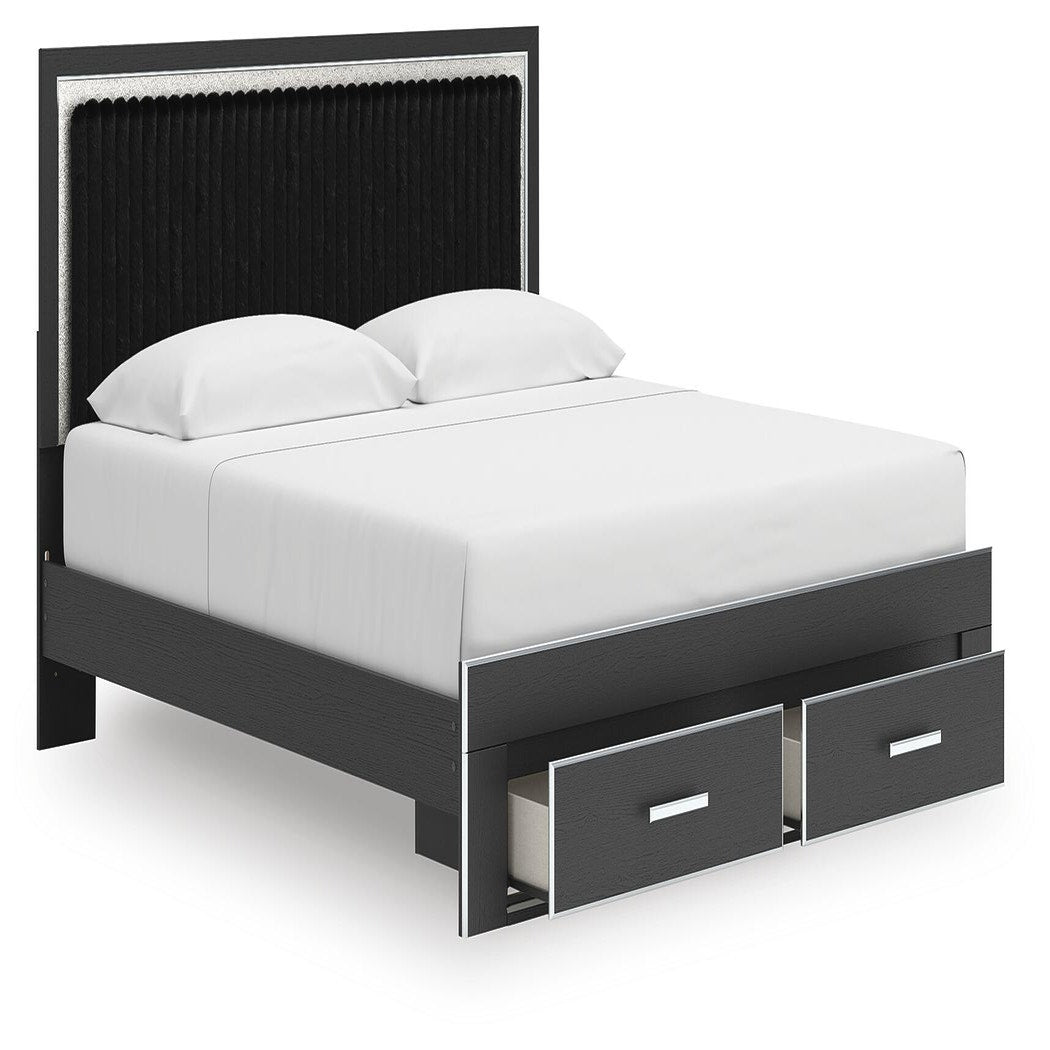 Zuraleus King Storage Bed, Dresser, Mirror, Chest and Nightstand (PCB3380-SI) - Image 19