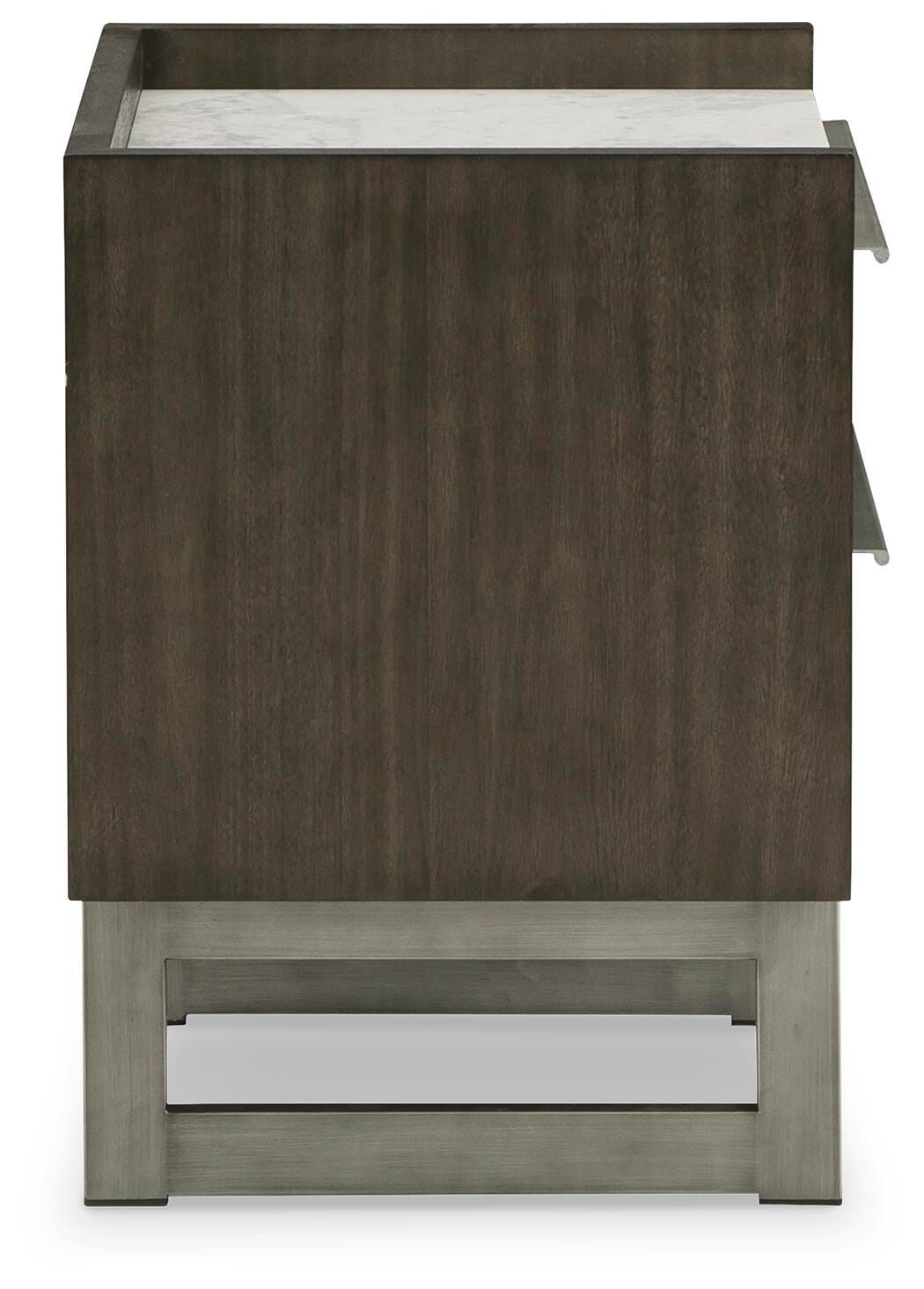 Arkenton Nightstand - Grayish Brown/White  (B786-SI) - Image 4