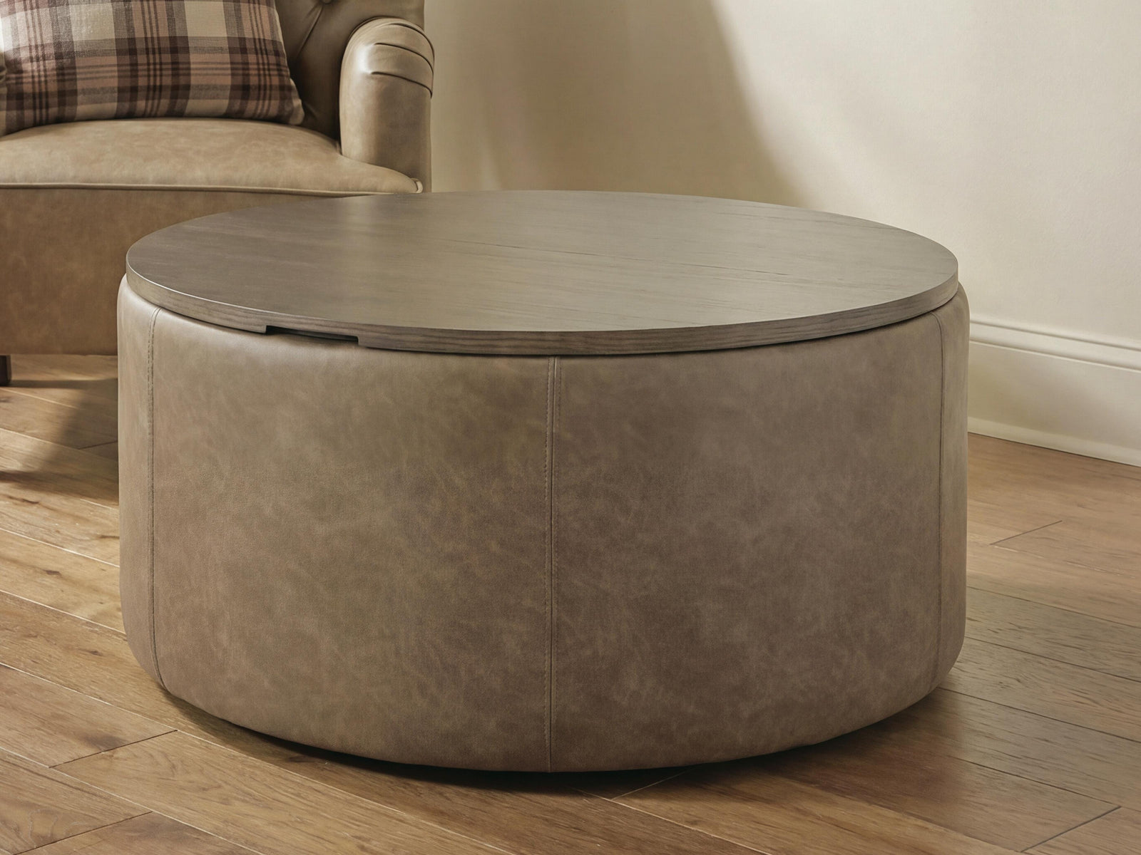 Bethanstone Storage Ottoman (A3000846-SI) - Image 2