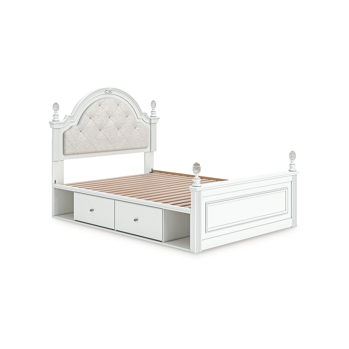 Kozlani Full Upholstered Panel Storage Bed (PCB1819-SI) - Image 3