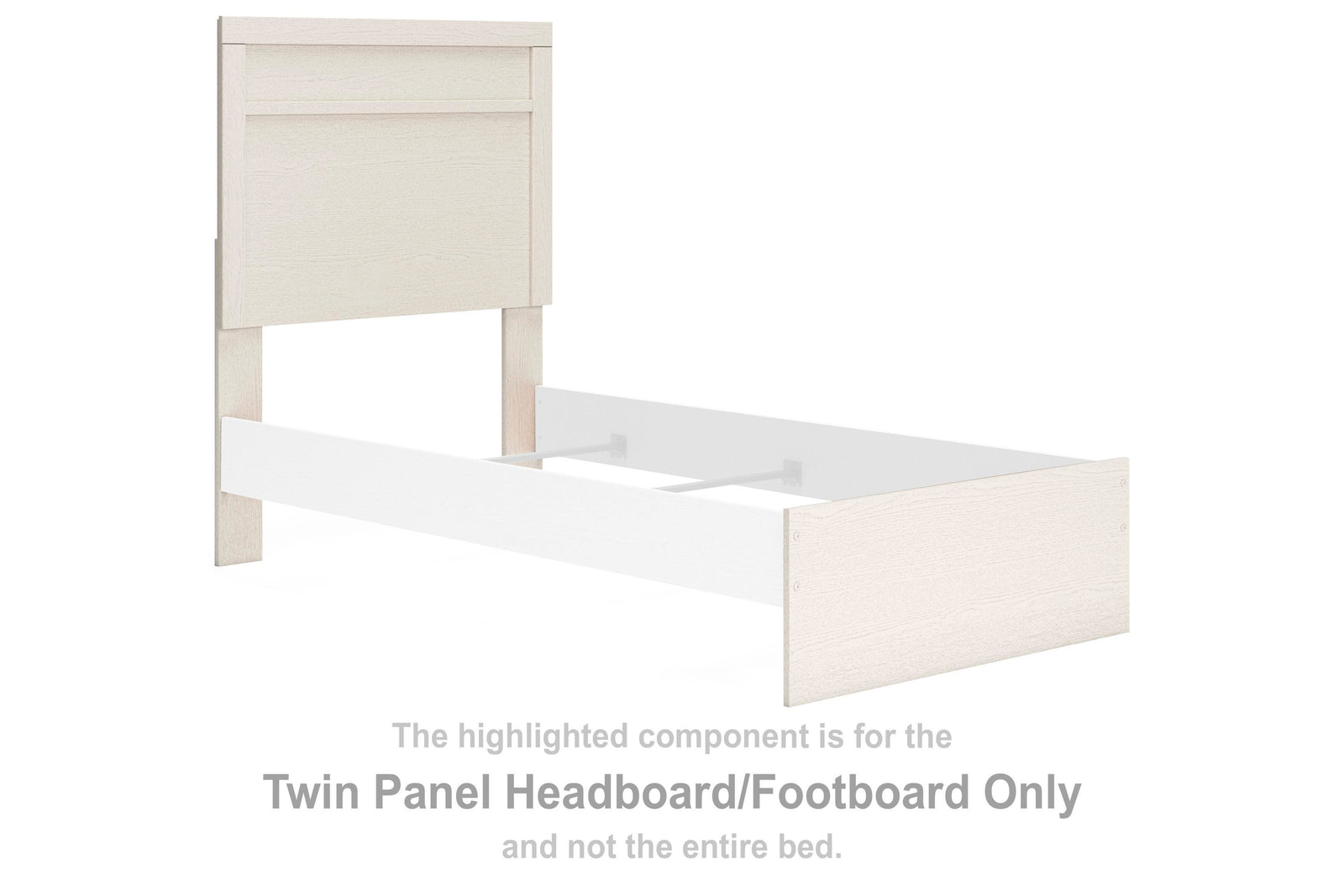 Stelsie Panel Headboard/Footboard - White  (B2588-SI) - Image 3