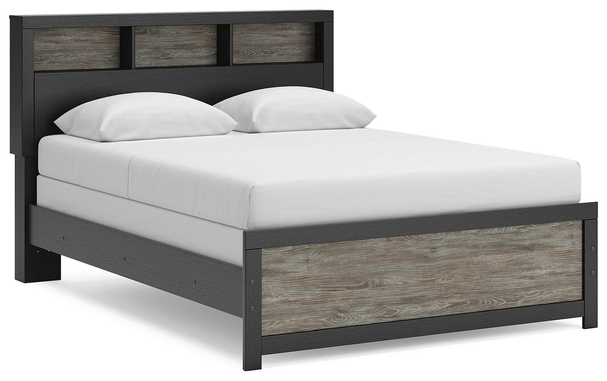 Broachmyn Queen Bookcase Bed (PCB1118-SI)