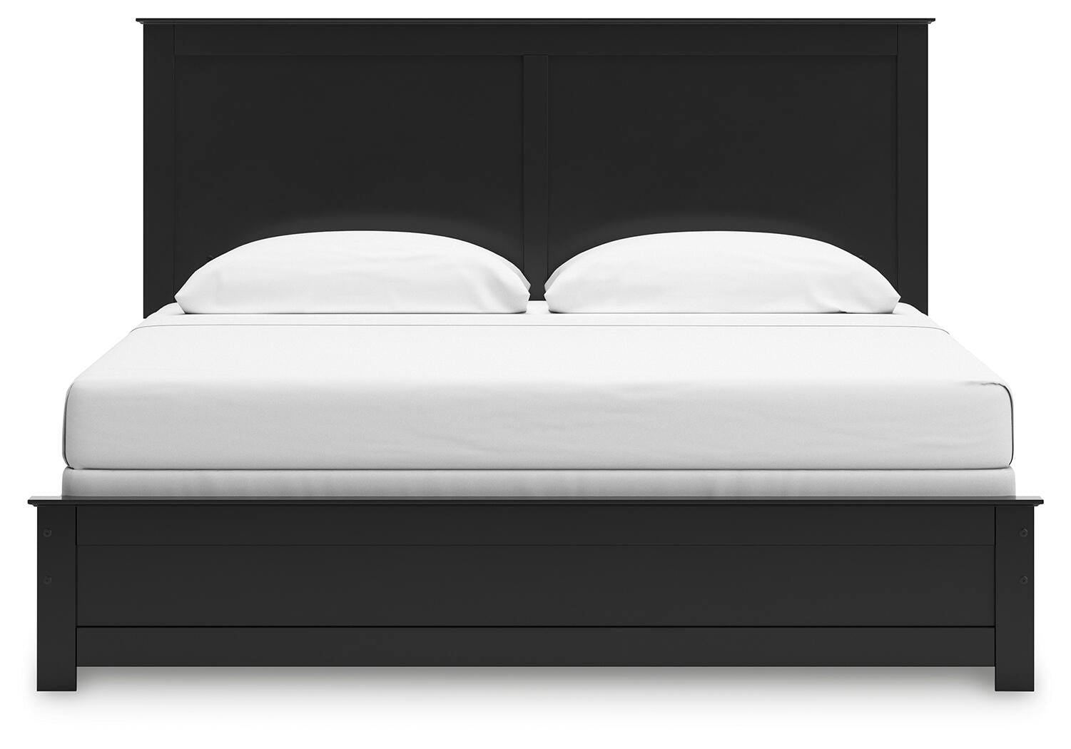 Maribel Panel Bed, Dresser, Mirror and 2 Nightstands - Black  (B138-SI) - Image 9