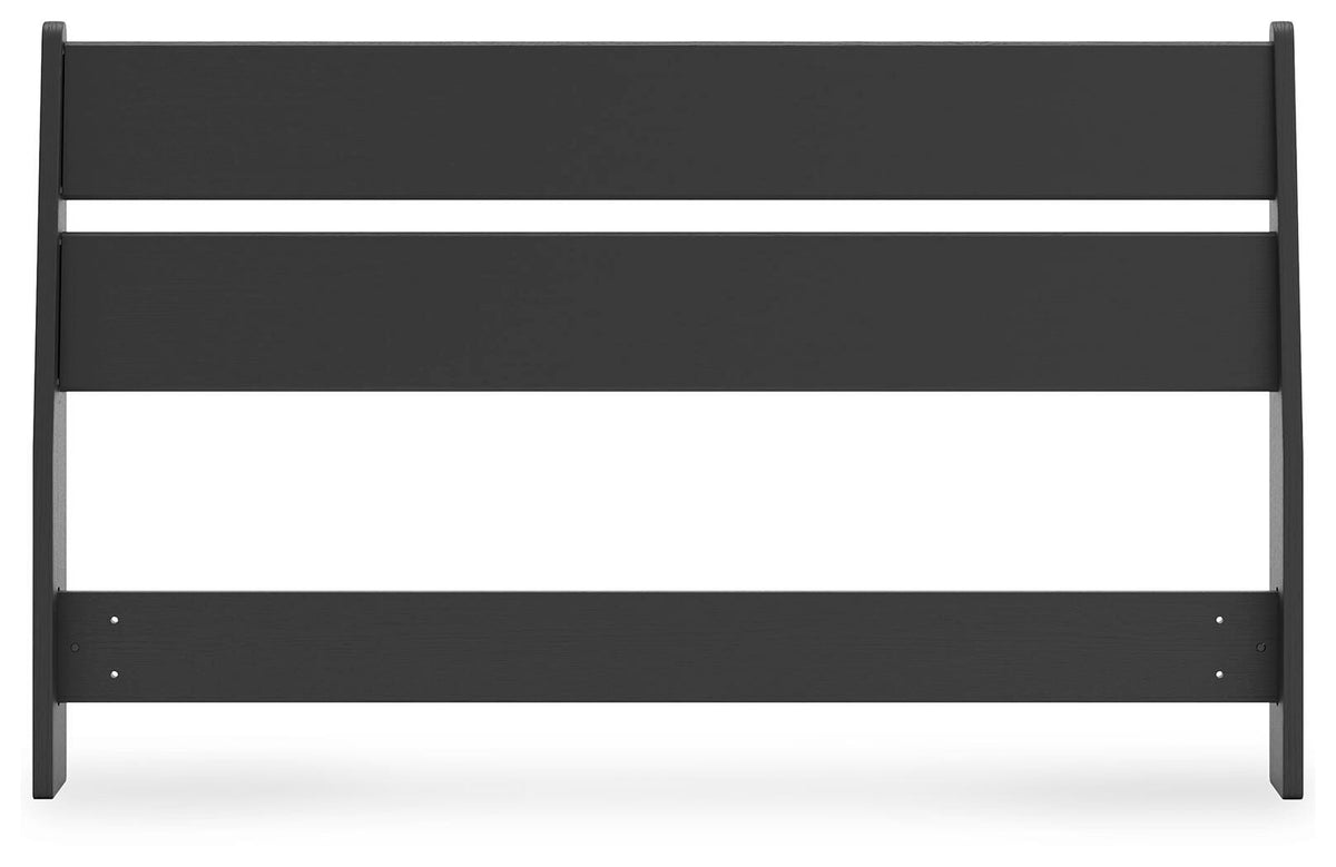 Socalle Panel Headboard - Black  (EB1865-SI) - Image 6