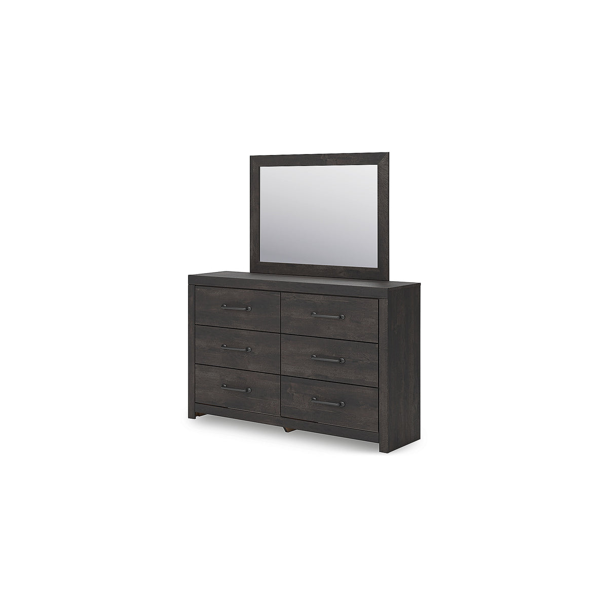 Hollivern Full Panel Bed, Dresser and Mirror (PCB2108-SI) - Image 8