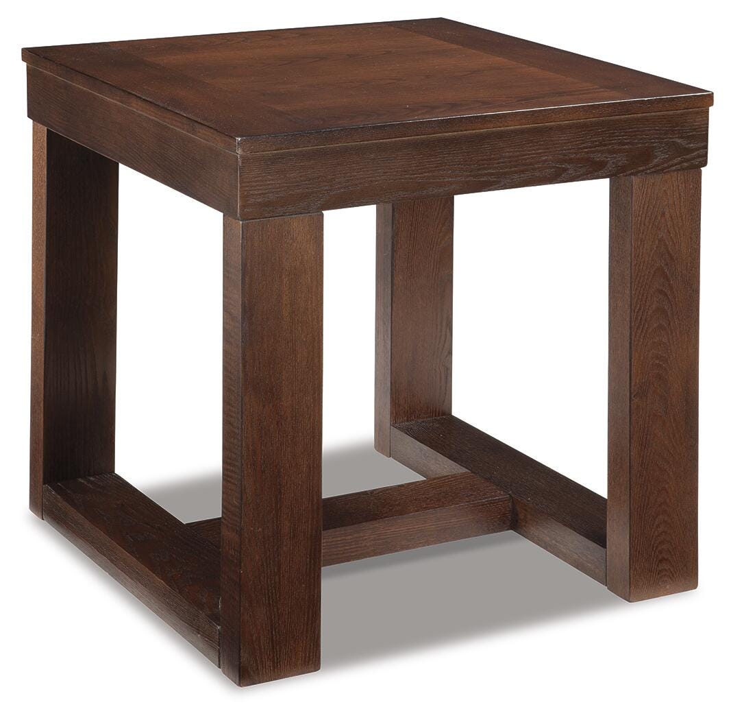 Watson End Table - Dark Brown  (T481-SI)
